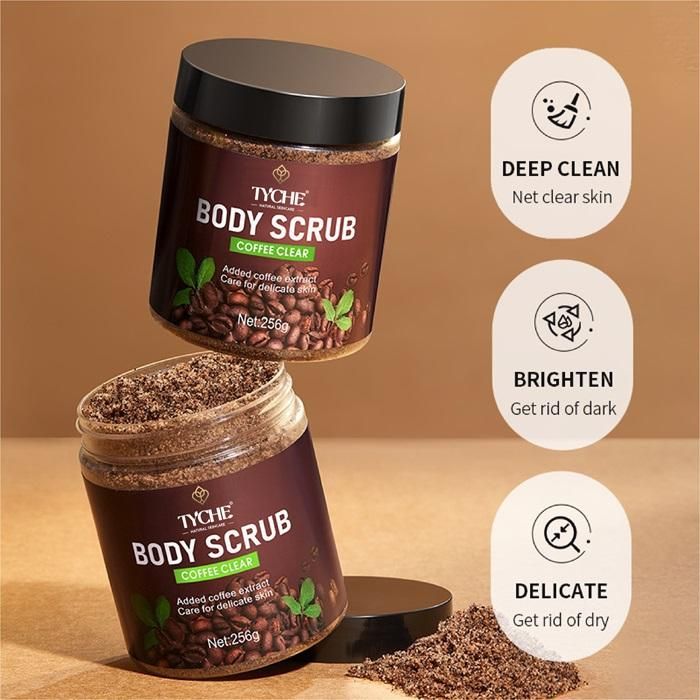 Tyche Coffee Clear Body Scrub - For Face & Body (256g)